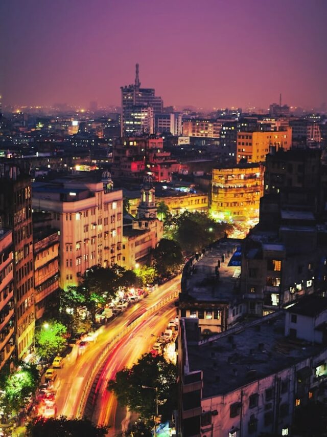 time lapse photography of city during night time