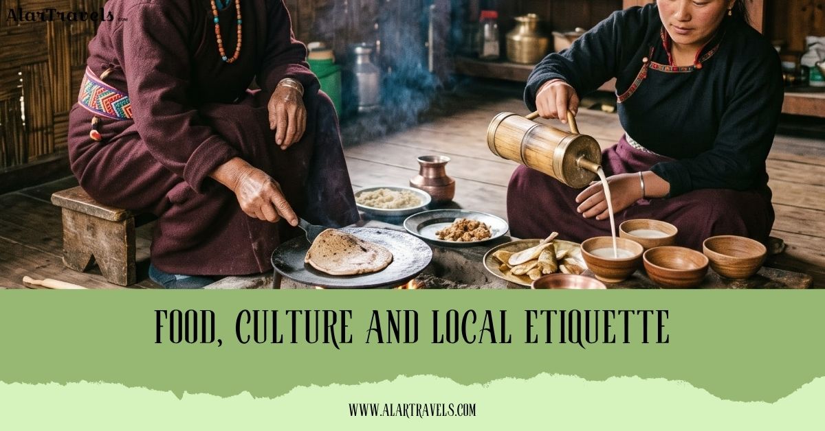 Local food and cultural experiences in Tawang Arunachal Pradesh