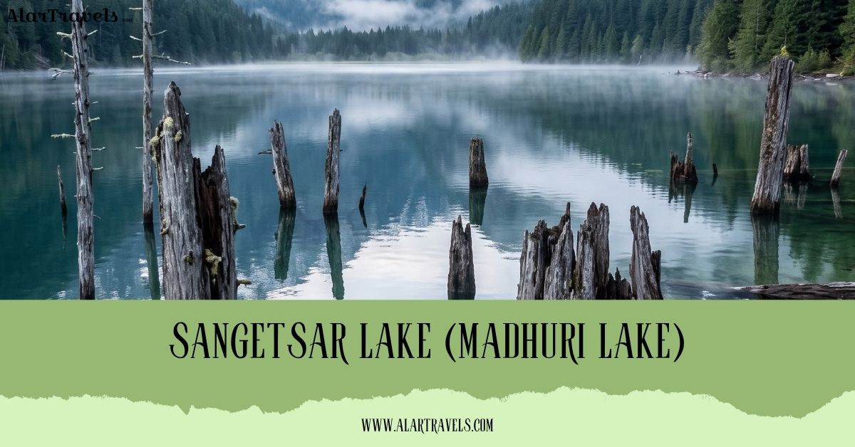 Sangetsar Lake also known as Madhuri Lake near Tawang